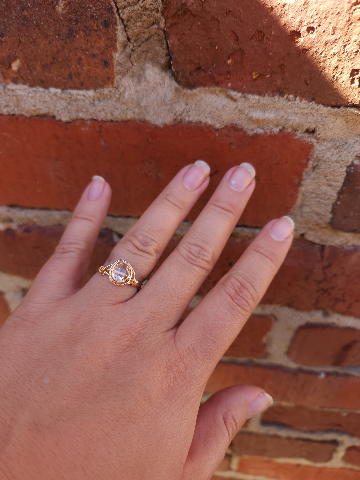 Herkimer Diamond Ring